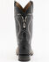 Image #3 - Ferrini Men's Lizard Western Boots - Square Toe, Black, hi-res