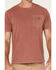 Image #3 - Carhartt Men's Relaxed Fit Midweight Short Sleeve Garment Dyed Pocket T-Shirt, Red, hi-res