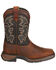 Image #2 - Durango Toddler Boys' Raindrop Western Boots, Tan, hi-res