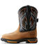 Image #2 - Ariat Men's Big Rig Waterproof Work Boots - Composite Toe , Brown, hi-res