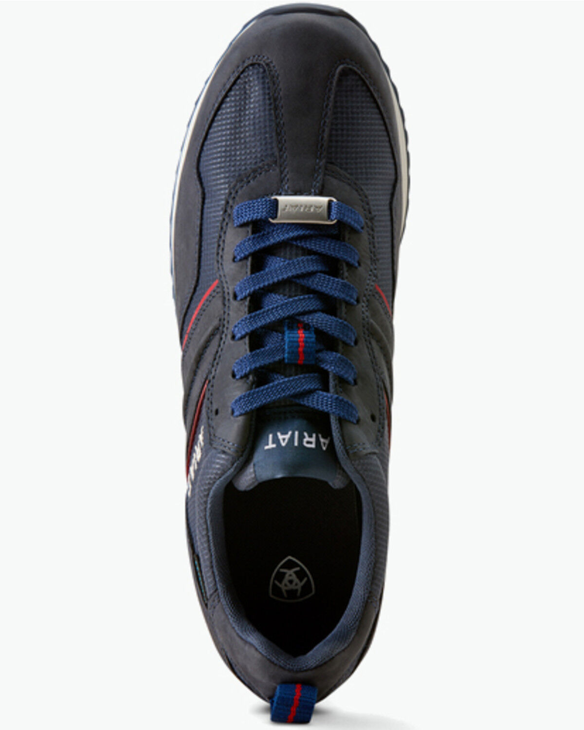 Image #4 - Ariat Men's Ranch Runner Waterproof Casual Shoes, Navy, hi-res