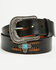Image #1 - Cody James Men's Concho Whipstitch Belt, Black, hi-res