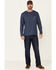 Image #2 - Ariat Men's Rebar Workman Full Coverage Graphic Long Sleeve Work T-Shirt , Slate, hi-res