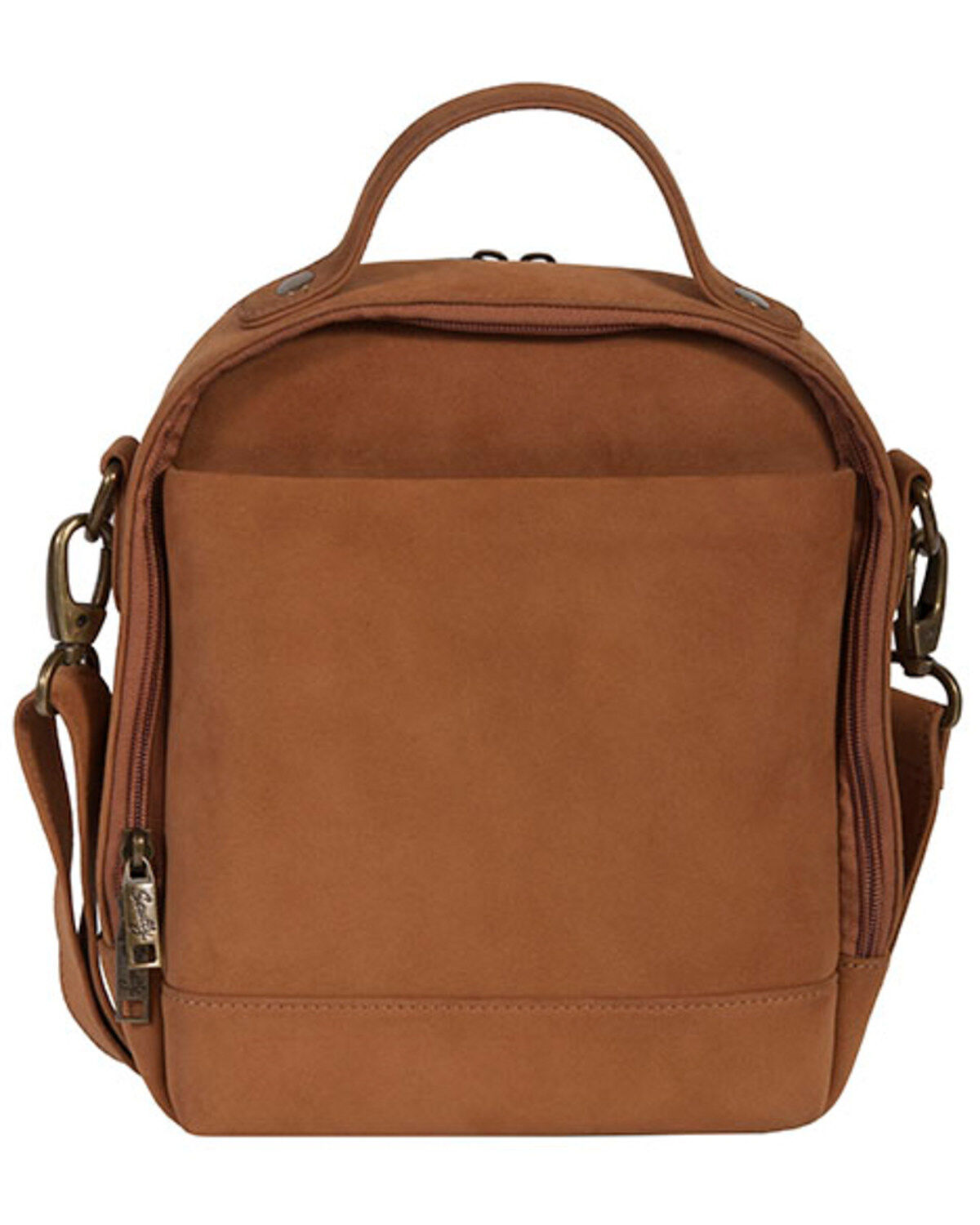 Scully Women's Travel Leather Tote, Brown, hi-res