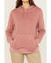 Image #3 - Carhartt Women's Relaxed Fit Midweight French Terry Hoodie , Maroon, hi-res