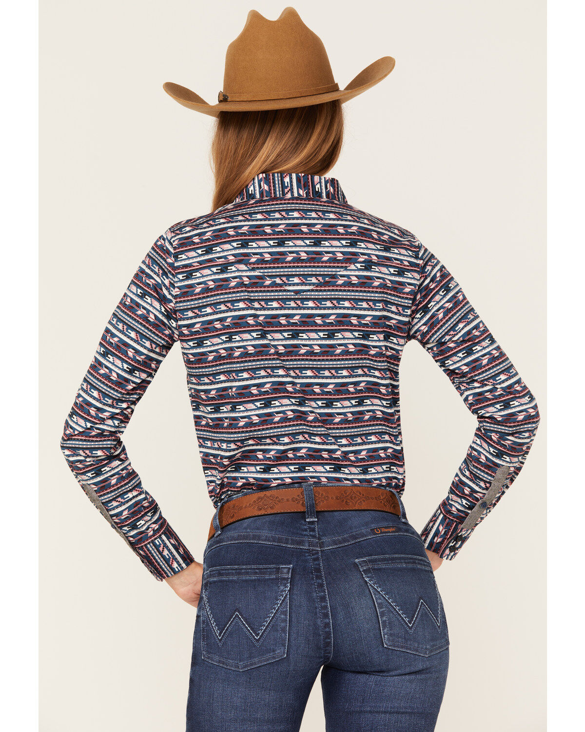Image #4 - RANK 45&reg; Women's Heritage Riding Shirt, Teal, hi-res