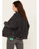 Image #4 - Wrangler Women's Denim Trucker Jacket, Black, hi-res