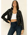 Image #3 - Mauritius Women's Christy Scatter Star Leather Jacket, Black, hi-res