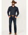 Image #1 - RANK 45&reg; Men's Calico Wash Ambush Slim Straight Stretch Denim Jeans, Dark Wash, hi-res
