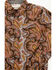 Image #2 - Cody James Toddler Boys' Dennis Paisley Print Long Sleeve Snap Western Shirt, Rust Copper, hi-res