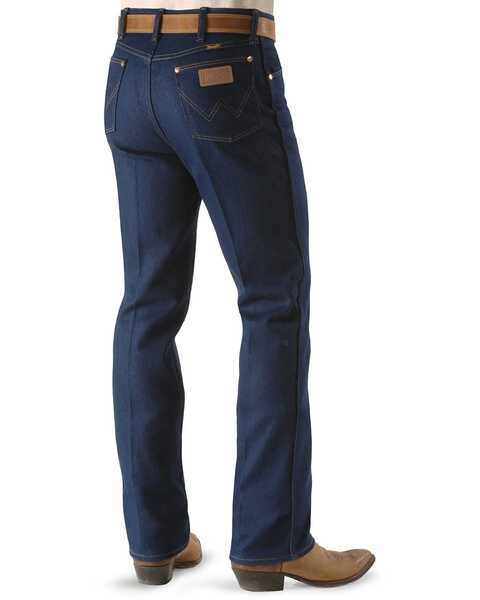 Image #1 - Wrangler Men's Cowboys Cut Stretch Regular Fit Jeans, Indigo, hi-res