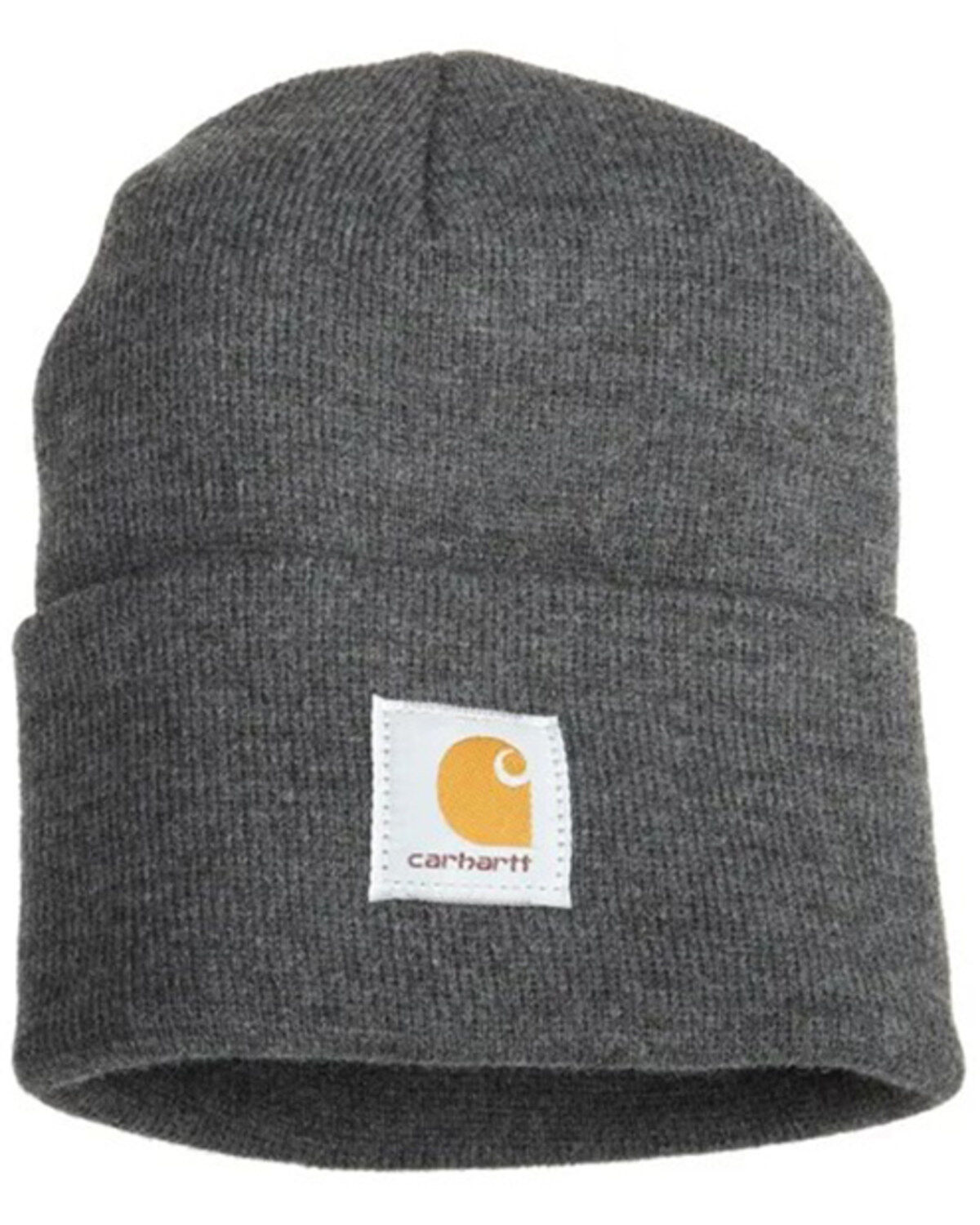 Image #1 - Carhartt Men's Watch Beanie, Charcoal Grey, hi-res