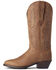 Image #2 - Ariat Women's Tan Bomber Heritage Elastic Cuff Lightweight Full-Grain Western Performance Boots - Round Toe, Brown, hi-res