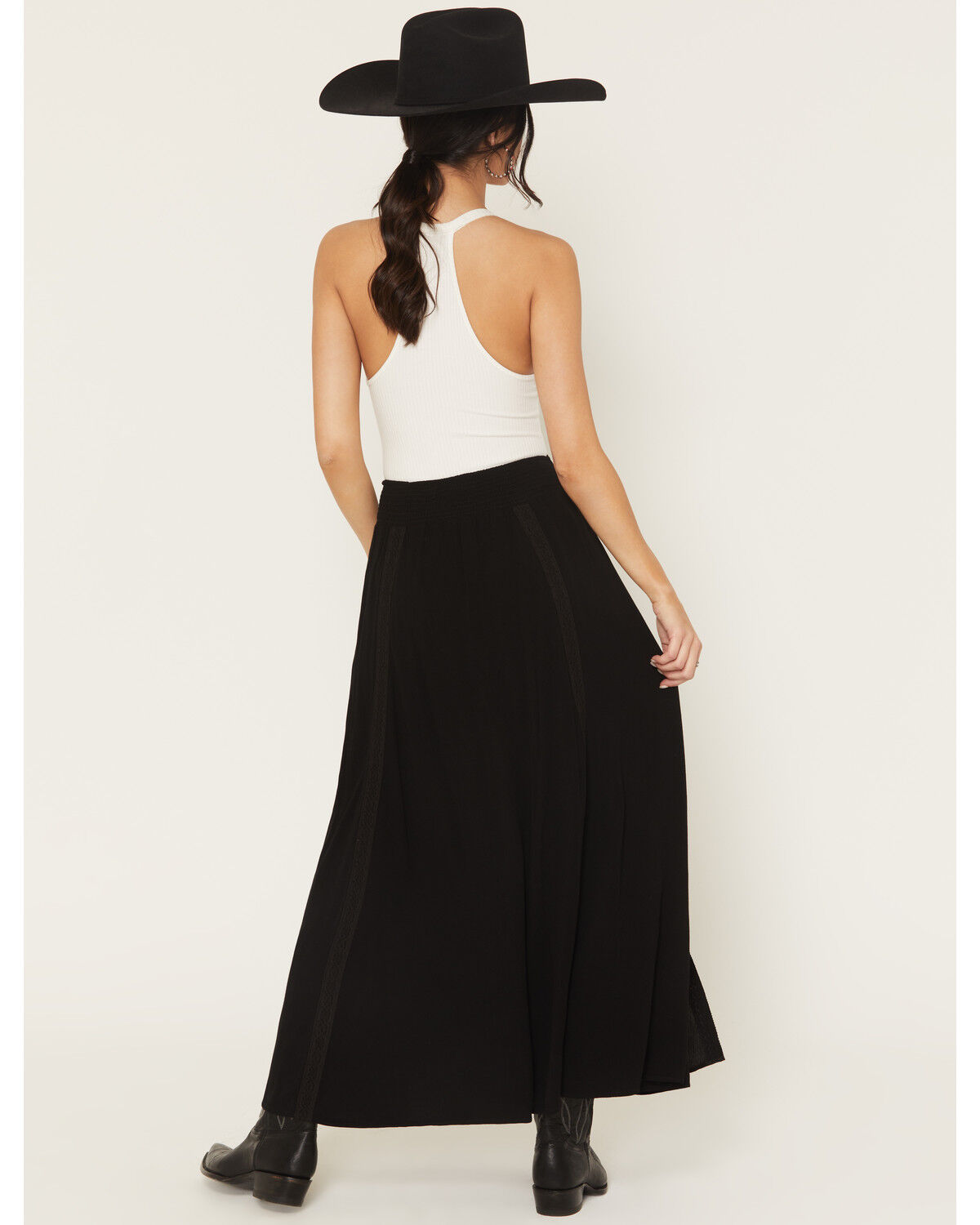 Image #3 - Shyanne Women's Lace Inset Maxi Skirt, , hi-res