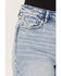 Image #2 - Flying Monkey Women's Medium Wash High Rise Wide Leg Stretch Denim Jeans, Medium Wash, hi-res