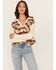 Image #1 - Cleo + Wolf Women's Damian Hooded Flannel Pullover, Oatmeal, hi-res