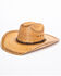 Image #1 - Cody James Cross Straw Cowboy Hat, Natural, hi-res
