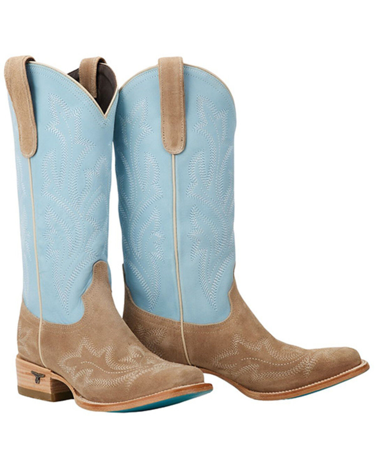 Lane Women's Saratoga Square Western Boots - Square Toe, Brown, hi-res