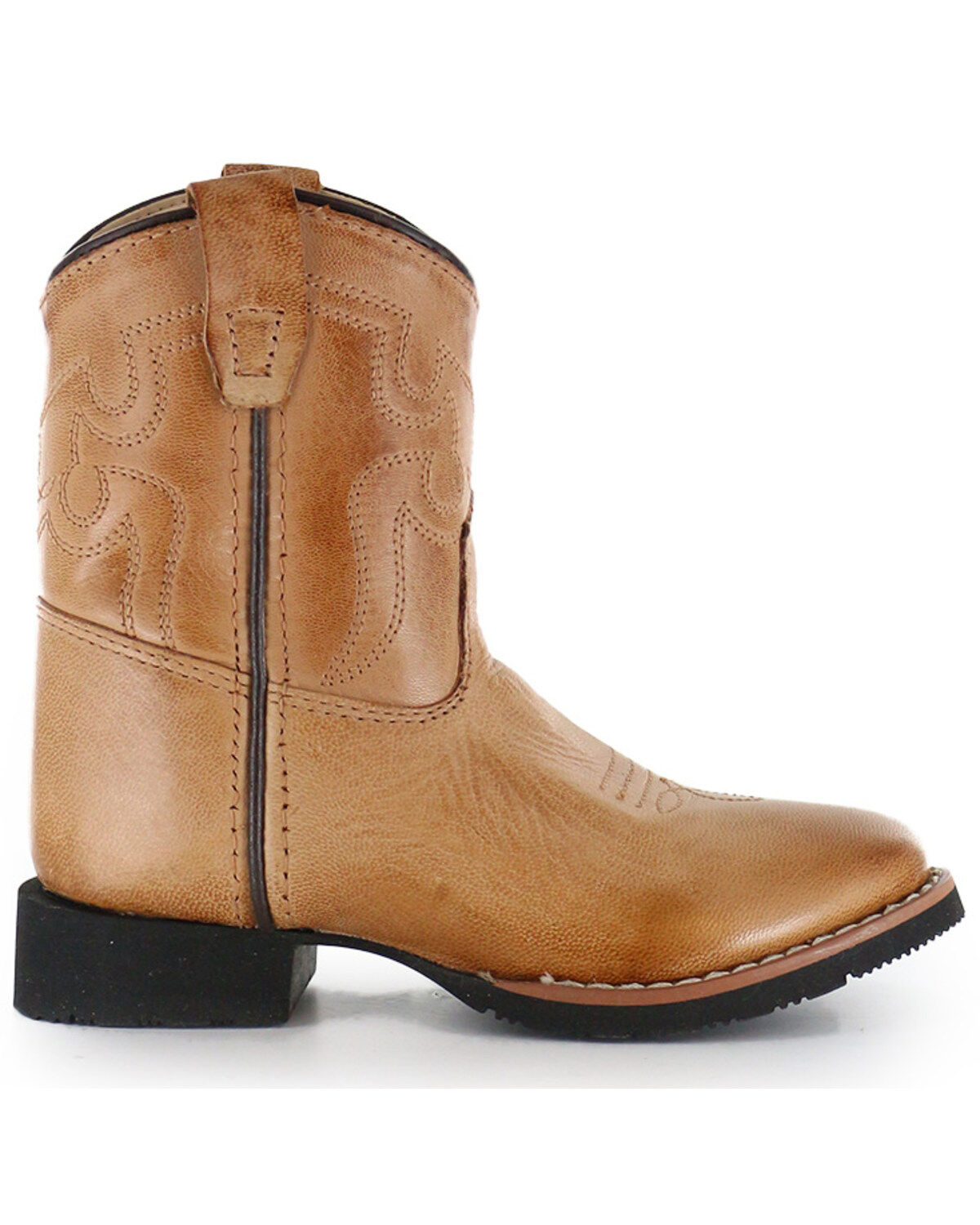 Image #2 - Cody James&reg; Toddler's Showdown Round Toe Western Boots, Tan, hi-res