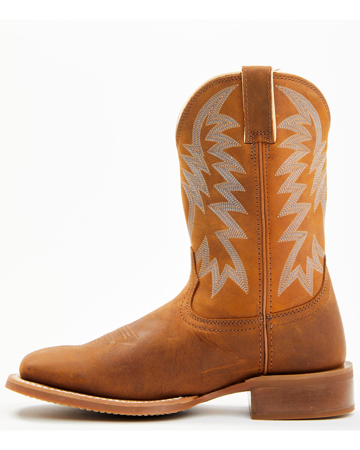 Image #3 - Justin Men's Frontier War Dog Performance Western Boots - Broad Square Toe, Tan, hi-res