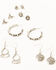 Image #1 - Shyanne Women's Gemma Earring Set - 6 Piece, Silver, hi-res