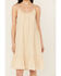 Image #3 - Cleo + Wolf Women's Beatrice Solid Sleeveless Midi Dress , Oatmeal, hi-res