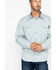 Image #1 - Hawx Men's Gray Twill Snap Western Work Shirt - Big, Light Grey, hi-res