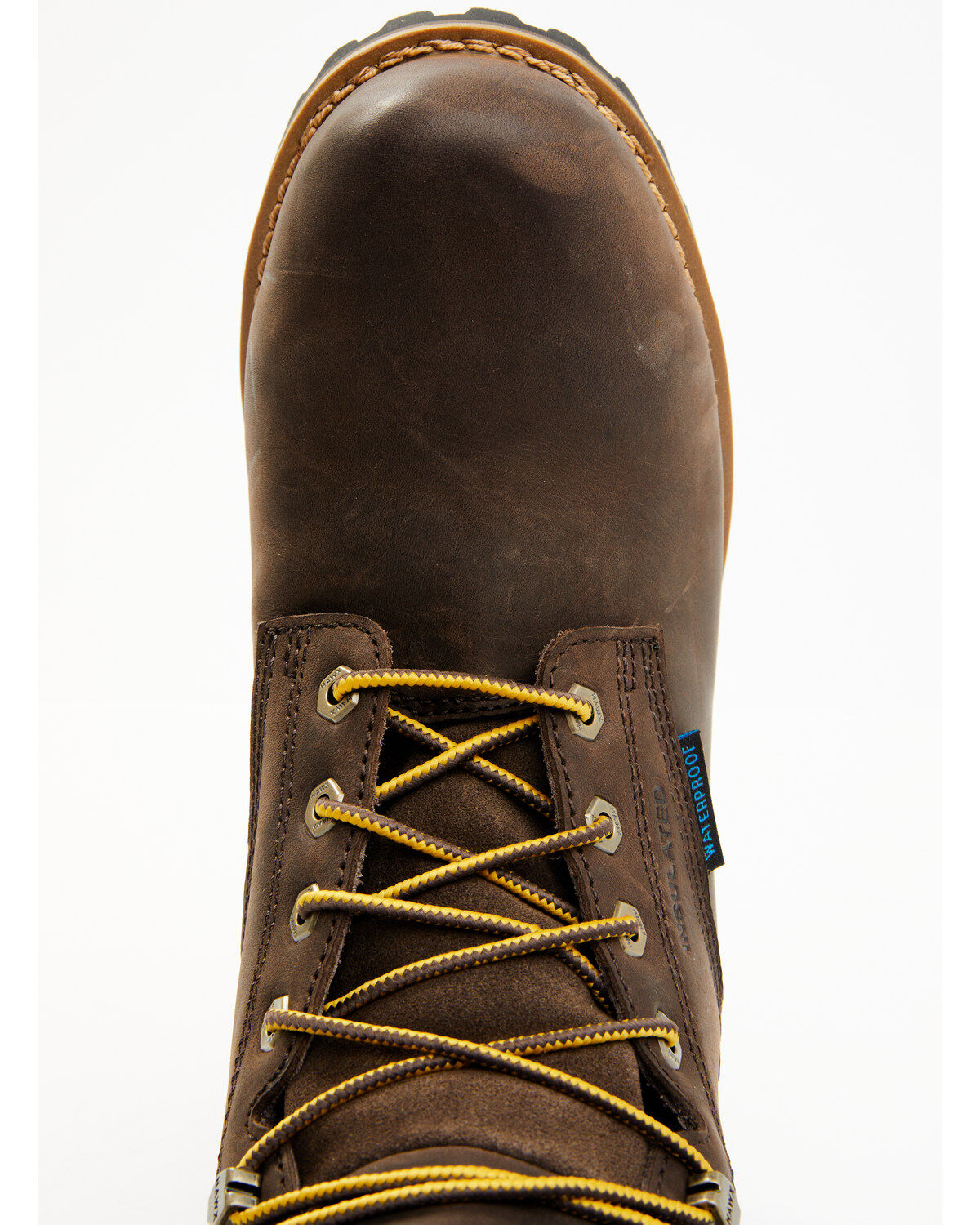 Image #6 - Hawx Men's Waterproof Insulated Logger Work Boots - Composite Toe, Brown, hi-res