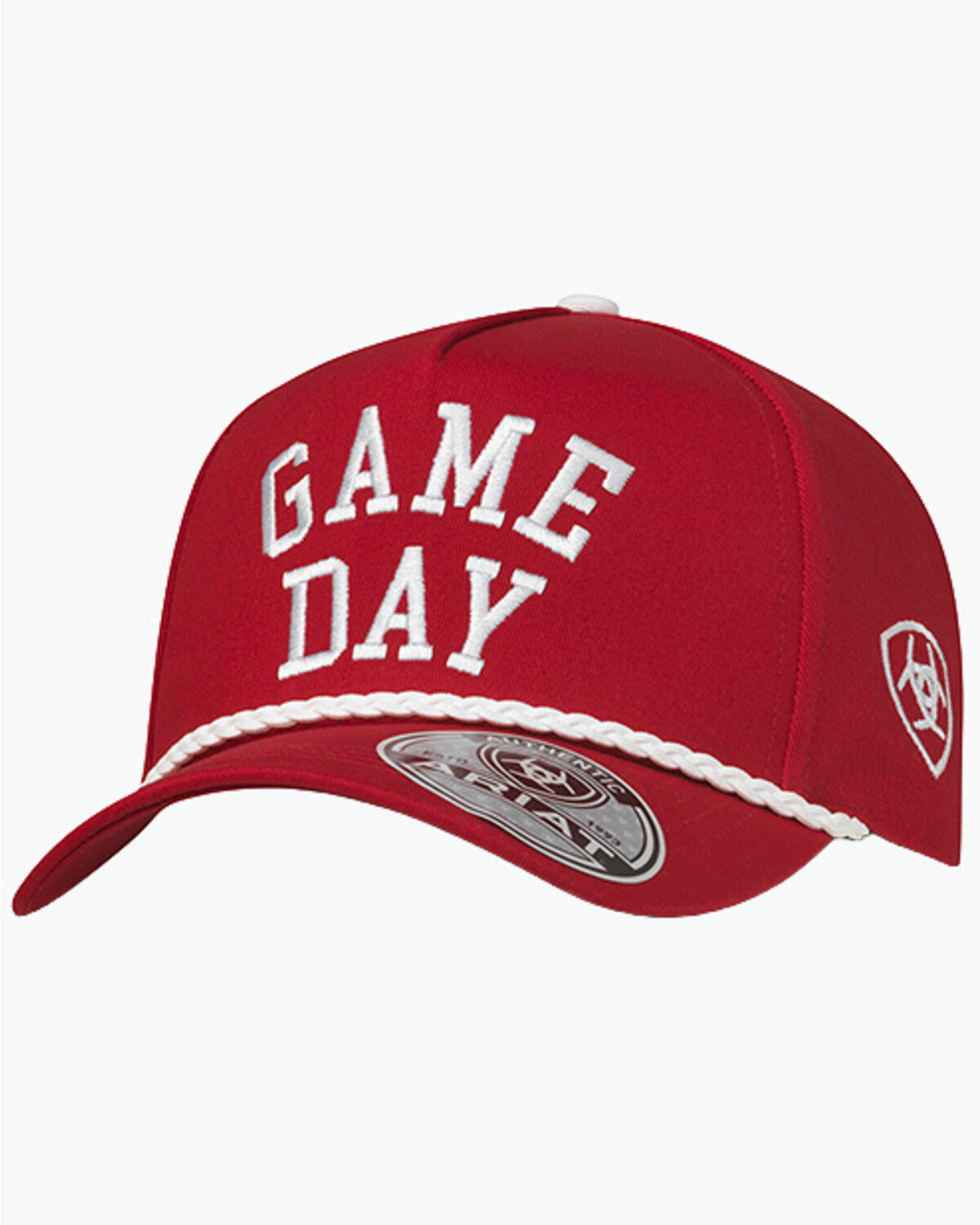 Image #1 - Ariat Men's Game Day Ball Cap, Red, hi-res