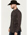 Image #2 - Moonshine Spirit&reg; Men's Towers Vertical Dobby Striped Print Long Sleeve Snap Western Shirt, Multi, hi-res