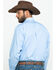 Image #2 - Ariat Men's Wrinkle Free Solid Long Sleeve Button Down Western Shirt, Light Blue, hi-res