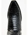 Image #6 - Dan Post Women's Exotic Snake Western Boots - Snip Toe, Black, hi-res