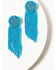 Image #1 - Idyllwind Women's Adalee Seed Bead Earrings , Turquoise, hi-res