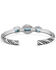Image #2 - Montana Silversmiths Women's Peace & Serenity Cuff Bracelet, Silver, hi-res
