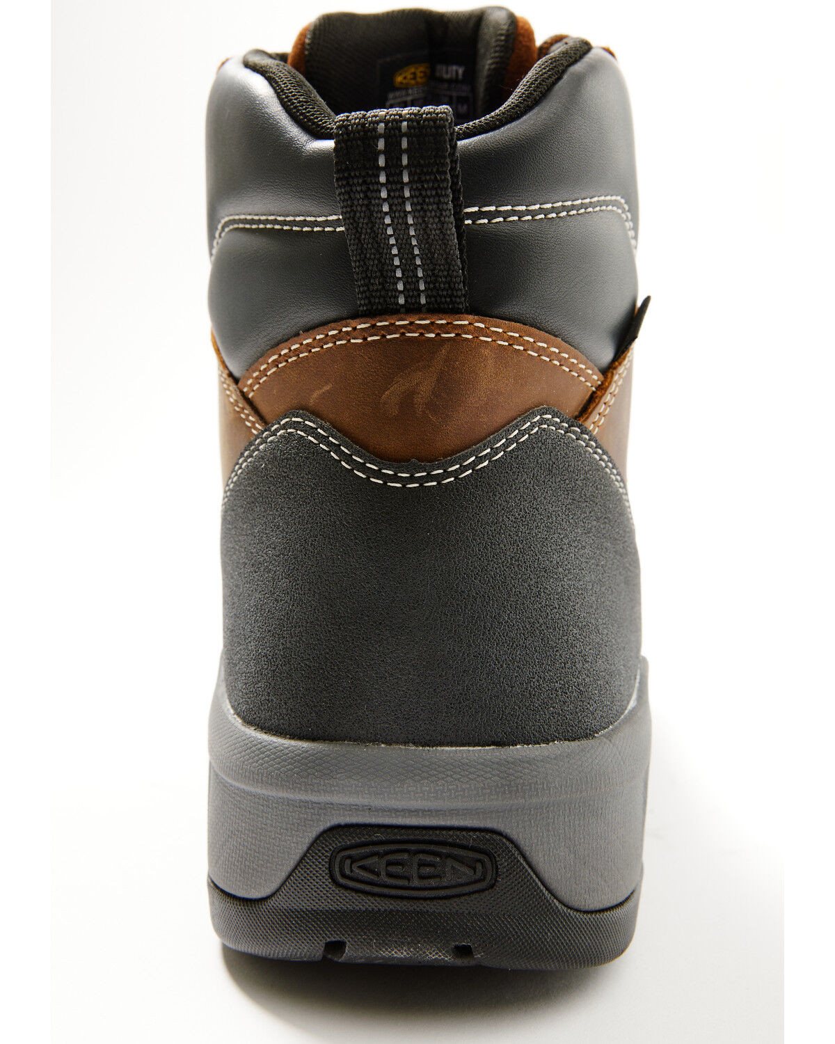 Image #5 - Keen Men's 6" Evanston Waterproof Work Boots - Carbon Toe, Black, hi-res