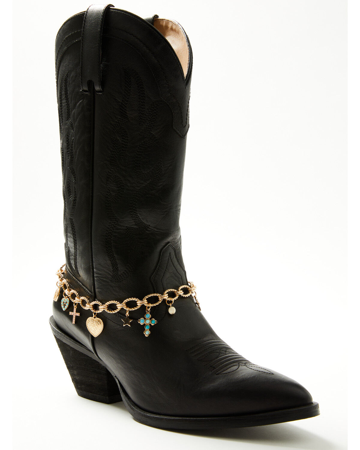 Image #1 - Shyanne Women's Charm Boot Jewelry, Gold, hi-res