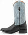 Image #5 - Ferrini Men's Smooth Quill Ostrich Exotic Boots - Broad Square Toe, Black, hi-res