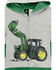 Image #2 - John Deere Tractor Fleece Zip Hooded Jacket, Heather Grey, hi-res