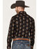 Image #4 - Dale Brisby Men's Antler Bull Skull Print Long Sleeve Snap Stretch Western Shirt, Black, hi-res