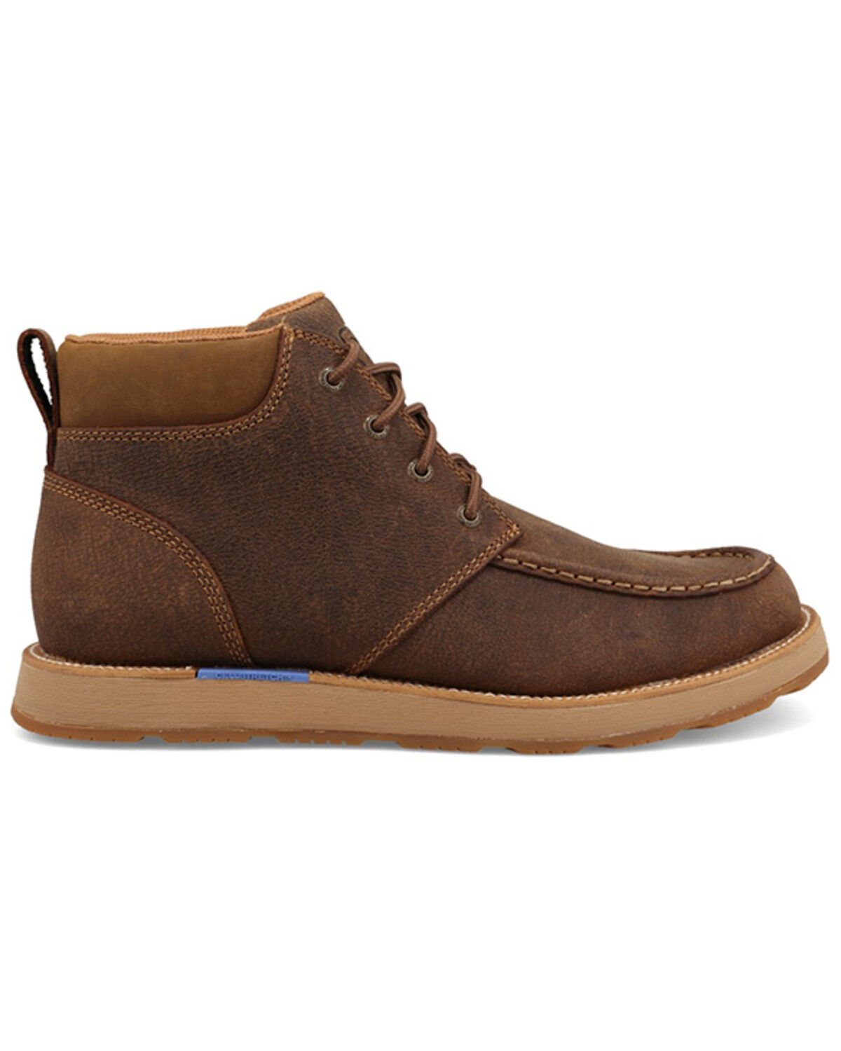 Image #2 - Twisted X Men's 6" CellStretch&reg; Wedge Sole Casual Boots - Moc Toe, Brown, hi-res