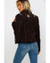 Image #2 - Scully Women's Boar Suede Beaded Fringe Jacket, Brown, hi-res