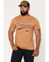Image #1 - Strauss Men's Artwork Short Sleeve Graphic T-Shirt, Brown, hi-res