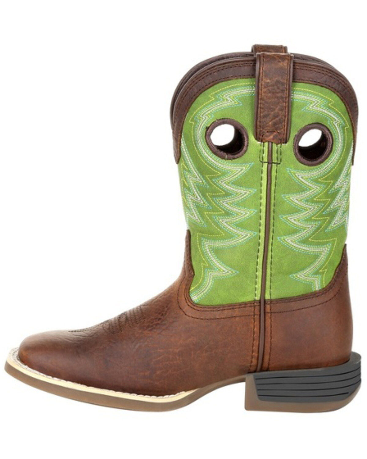 Image #3 - Durango Boys' Lil Rebel Pro Lime Western Boots - Square Toe, , hi-res