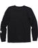 Image #4 - Carhartt Little Boys' Solid Logo Long Sleeve Pocket T-Shirt, Black, hi-res