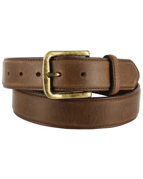 Image #1 - Cody James® Men's Classic Genuine Leather Belt, Tan, hi-res