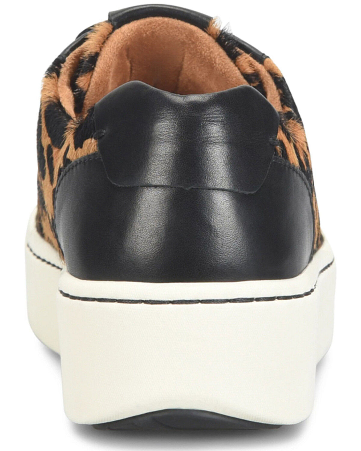 Image #7 - Born Women's Mira Leopard Sneaker, Cognac, hi-res