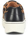 Image #7 - Born Women's Mira Leopard Sneaker, Cognac, hi-res