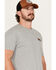 Image #3 - Troll Co Men's Shield Short Sleeve Graphic T-Shirt, Grey, hi-res