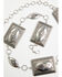 Image #3 - Idyllwind Women's Regatta Southwestern Chain Concho Belt, Silver, hi-res