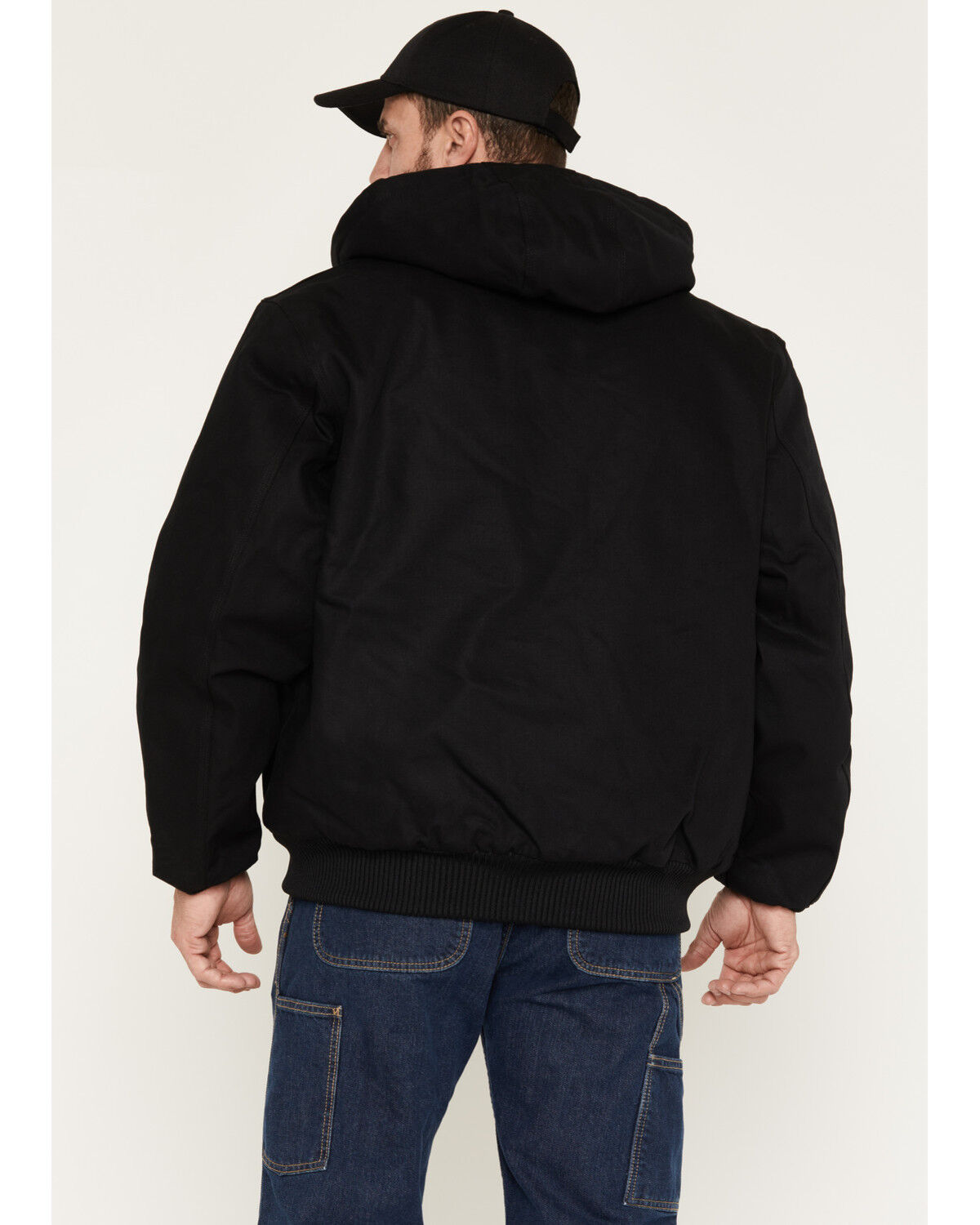 Image #4 - Carhartt Men's Flannel Lined Loose Fit Firm Duck Active Jacket - Big, , hi-res